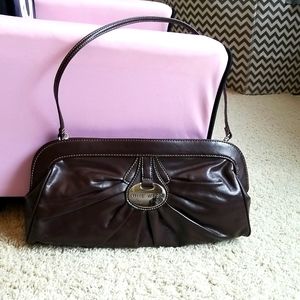 Brown Nine West clutch purse